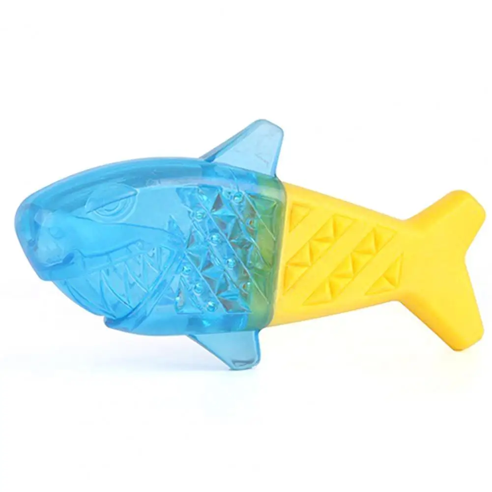 

Practical Bite Toy Water Injection Bone Shape TPR Summer Cooling Icy Toy