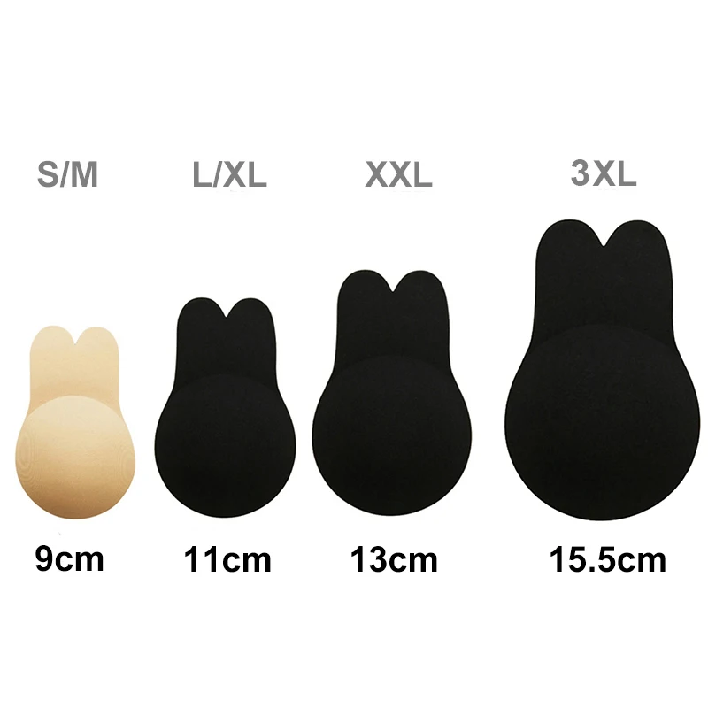 

Women Invisible Bra Strapless Silicone Nipple Cover Bra Push Up Blackless Bralette Sexy Lingerie Women's Underwear