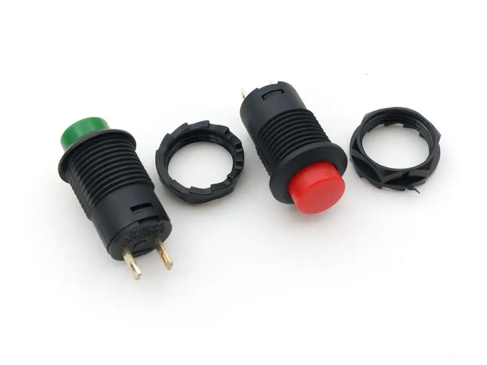 12 мм Блокировка с фиксацией кнопки вкл./выкл. Зеленый + красный | Обустройство дома