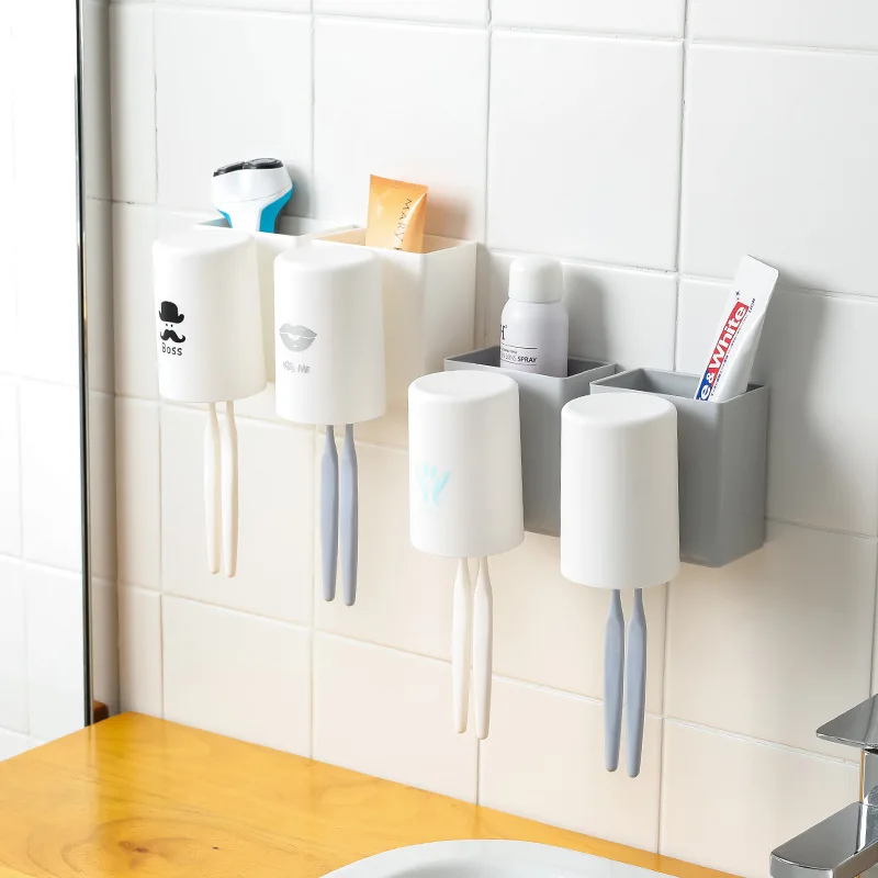 

Multi-function Creative Toothbrush Holder Simple Multi-style Bathroom Accessories Convenient Durable Bathroom Accessories Too L1