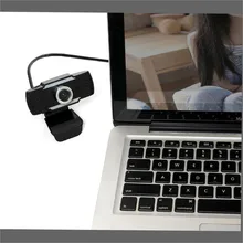 USB2.0 Webcam Computer Network Live Camera 720P HD Free Drive Auto Focusing Web Camera 360° Rotary w/ Mic for PC Laptop Desktop
