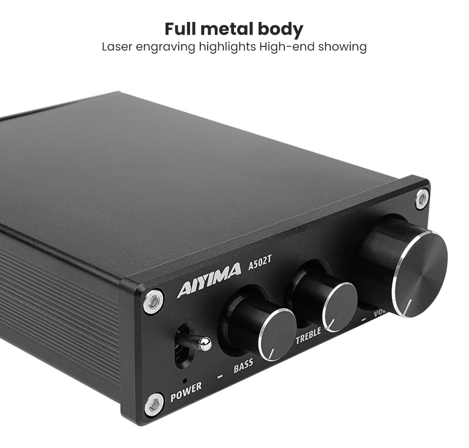 AIYIMA TPA3116D2 цифровой аудио усилитель мощности 50 Вт* 2 HiFi Bluetooth 4,2 CSR64215 стерео усилитель звука TPA3116 усилитель для динамиков