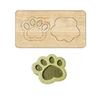 Новинка 2021, штампы для вырезания лап, игрушки-шейкеры, Деревянный Резак для машины для вырезания