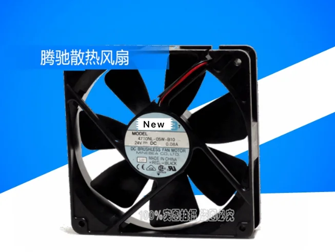 

for NMB-MAT 4710NL-05W-B10 D00 DC 24V 0.08A 2-Wire 120x120X25mm Server Cooling Fan