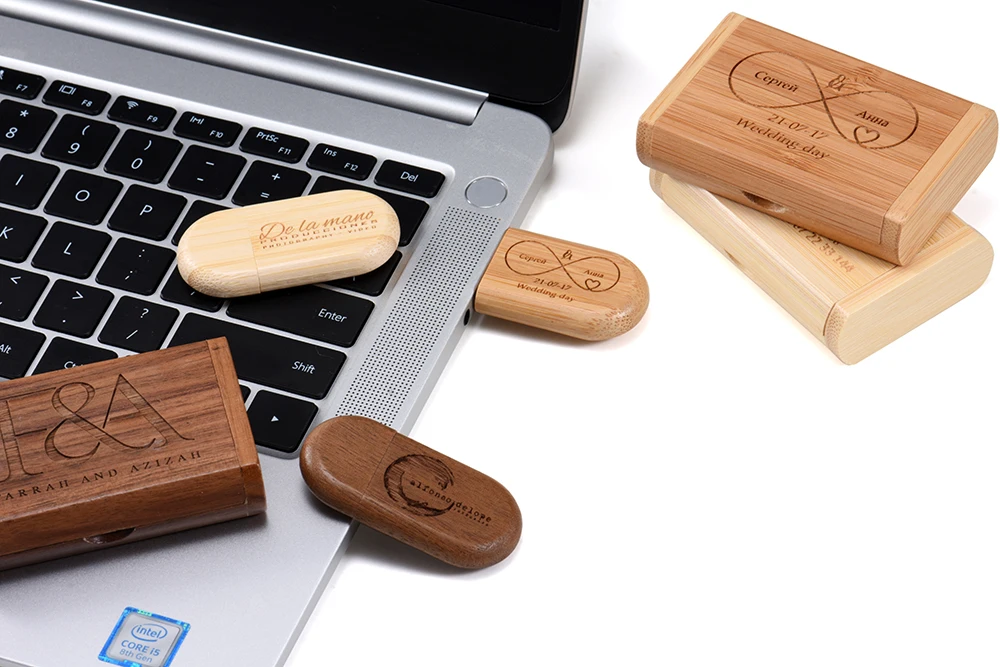 JASTER USB 3,0 логотип на заказ Деревянный+ коробка персональный логотип ручка-накопитель 8 ГБ 16 ГБ 32 ГБ 64 Гб usb флеш-накопитель Флешка карта памяти