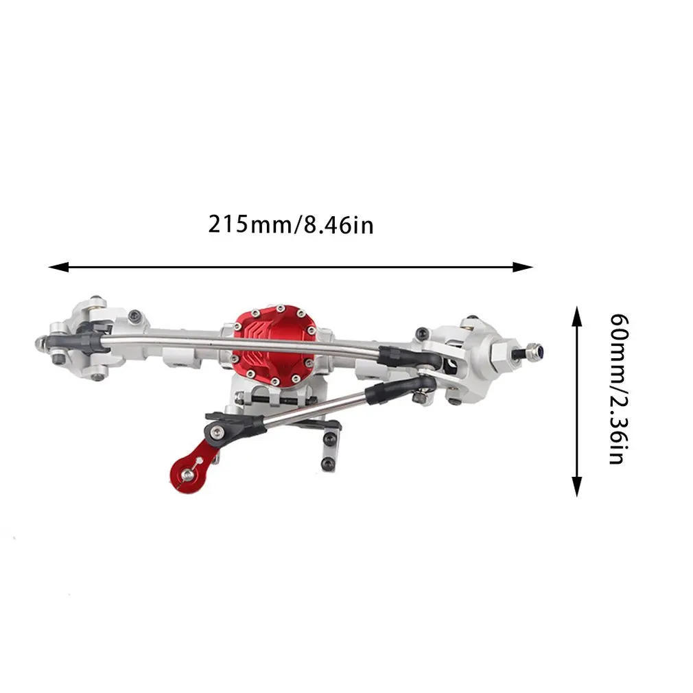 Durable Use SCX10 II Alloy Front Rear Straight Complete Axle for 1/10 RC Crawler Car Axial 90046 90047 Upgrade Parts | Игрушки и хобби