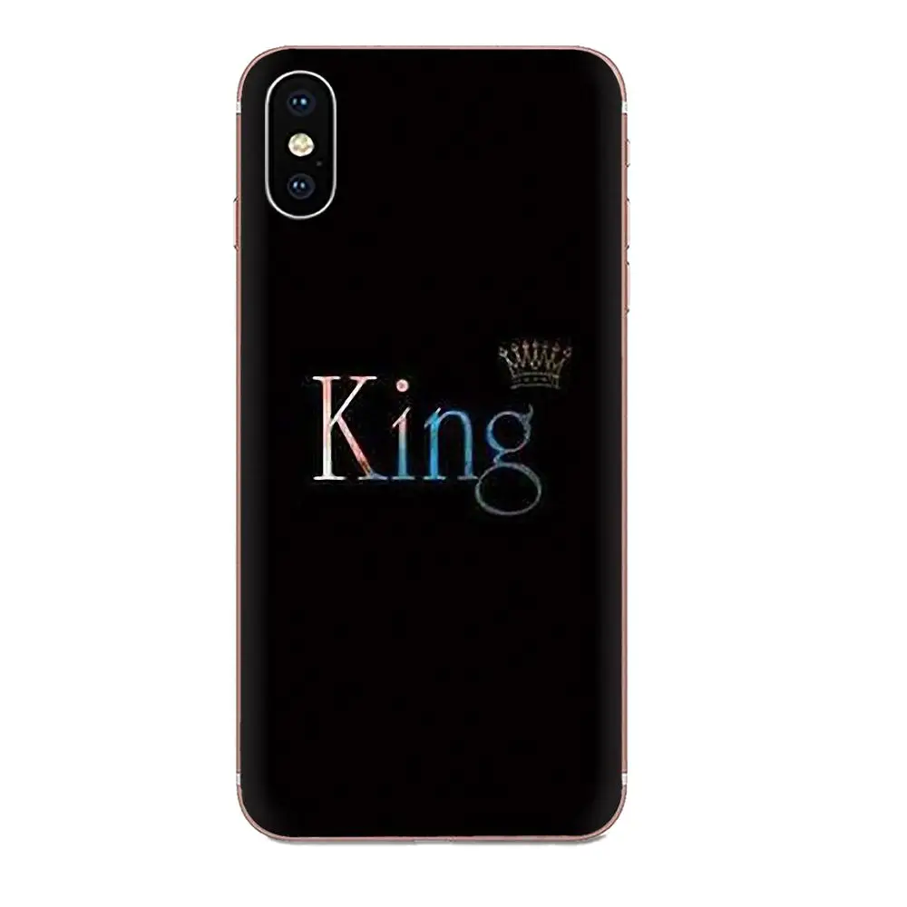 Для Galaxy Alpha Note 10 Pro A10 A20 A20E A30 A40 A50 A60 A70 A80 A90 M10 M20 M30 M40 прекрасный King queen для влюбленной