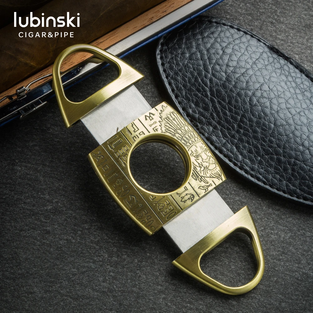 LUBINSKI золотые высококачественные двойные лезвия из цинкового сплава и
