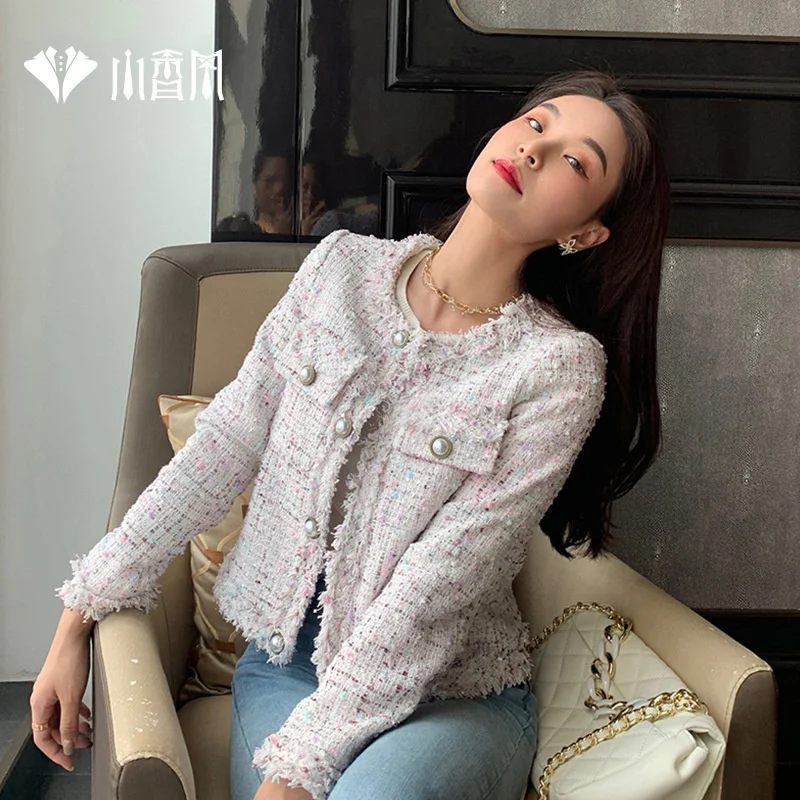 

Small fragrance coat women's 2021 new early autumn short top small temperament fashion versatile winter wear