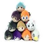 Мягкая Плюшевая Кукла из аниме Gintama, 8,5 см, Mochi, Macot, Sakata, Gintoki, Kagura, Shinpachi, Toushirou, Hijikata, хлопковые игрушки-пангенты, подарки