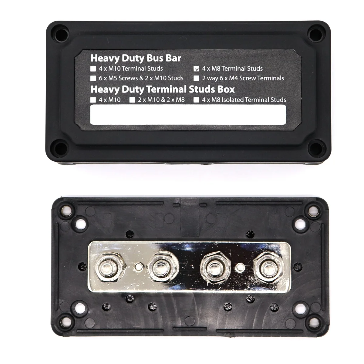 

Car and Ship Retrofit Bus Bar Busbar Box 300A 48Vdc RV High Current Busbar Box
