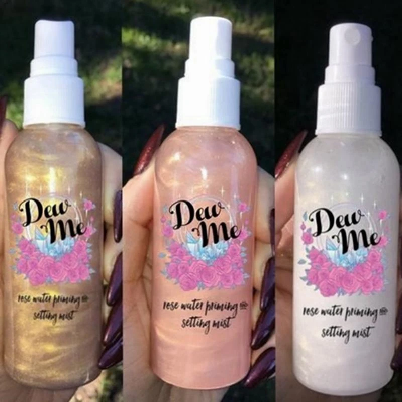 Перламутровый хайлайтер бронзер жидкий спрей Осветляющий Увлажняющий мерцающий