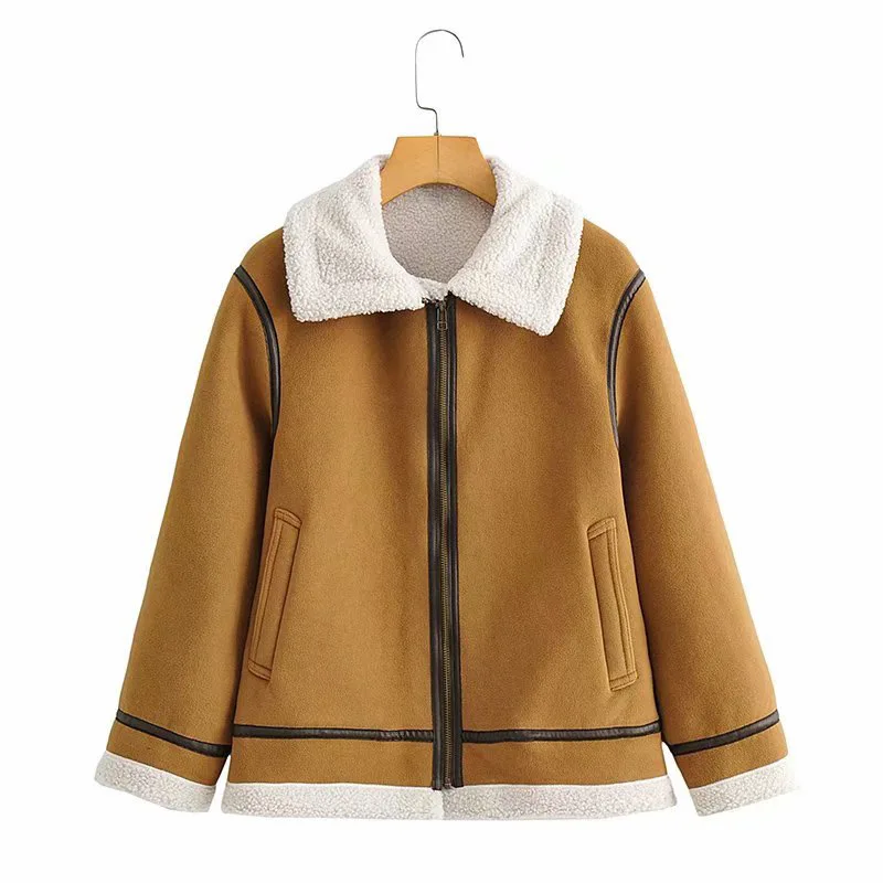 

Autumn Winter Faux Fur Coat Women 2020 Casual Warm Soft Zipper Fur Jacket Plush Overcoat Pocket Plus Size Teddy Coat Female