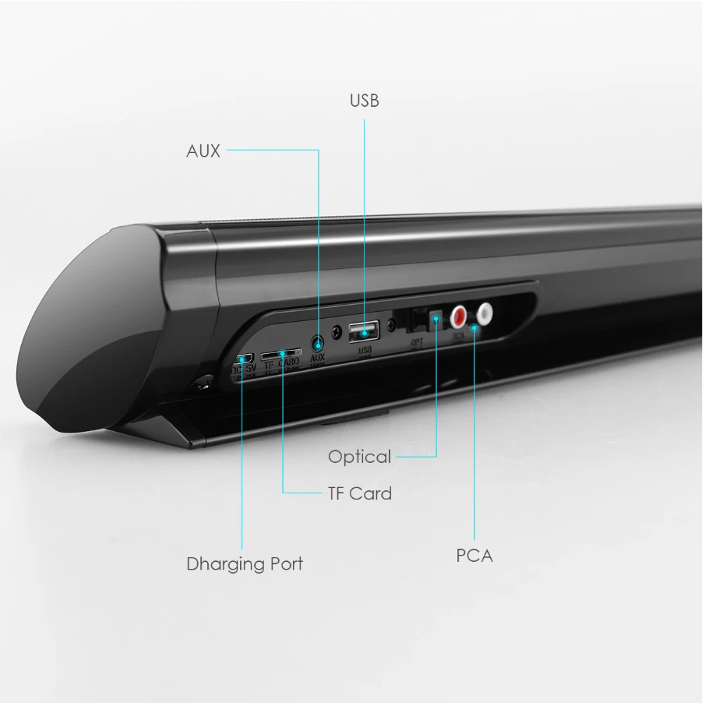 Настенный пульт дистанционного управления HiFi Bluetooth Динамик ТВ USB Домашний