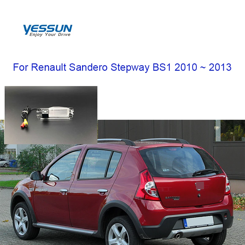 Камера заднего вида Yessun для Renault Sandero Stepway BS1 2010 ~ 2013 CCD камера ночного видения