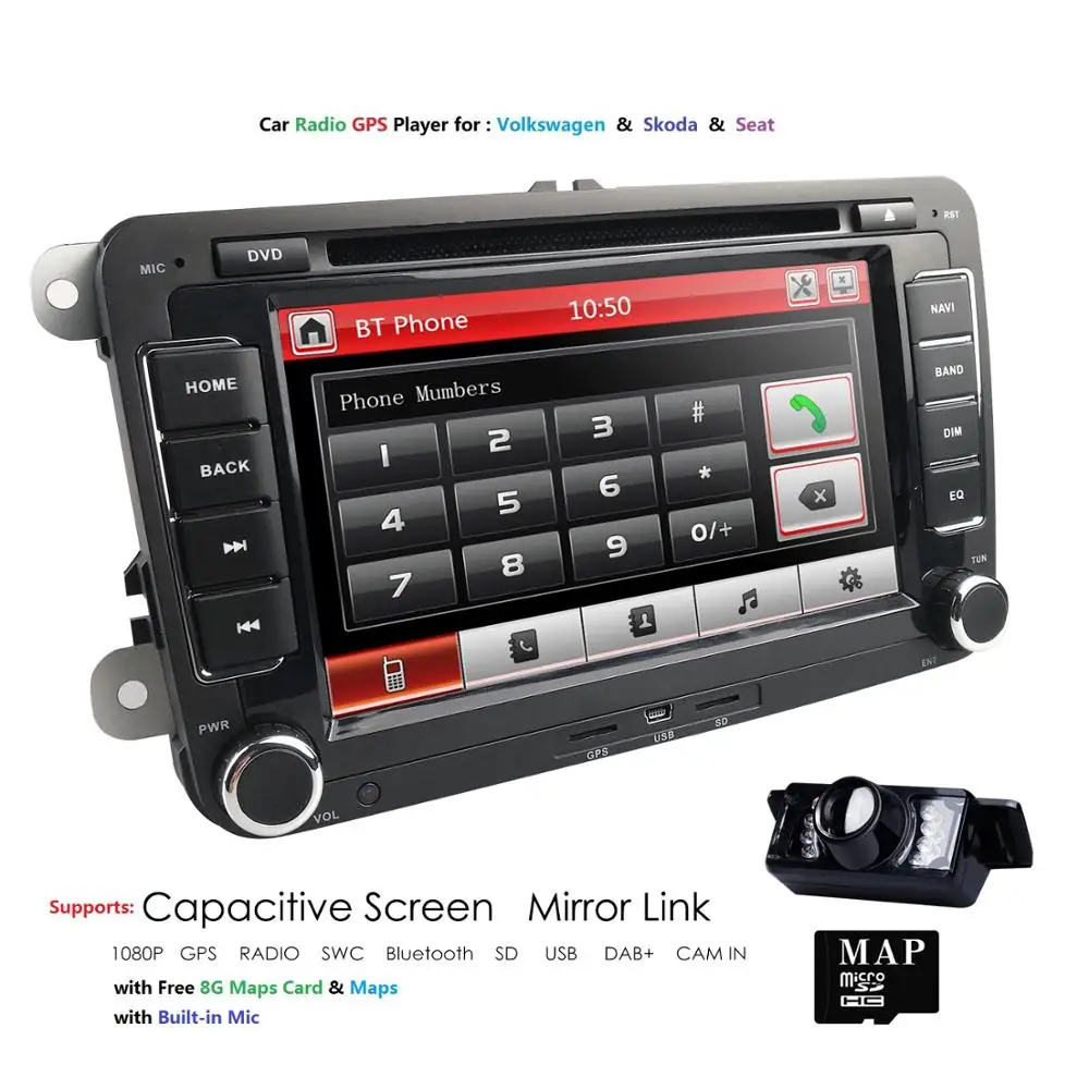 Автомобильный мультимедийный плеер Ossuret стерео система с 7 &quotDVD радио GPS