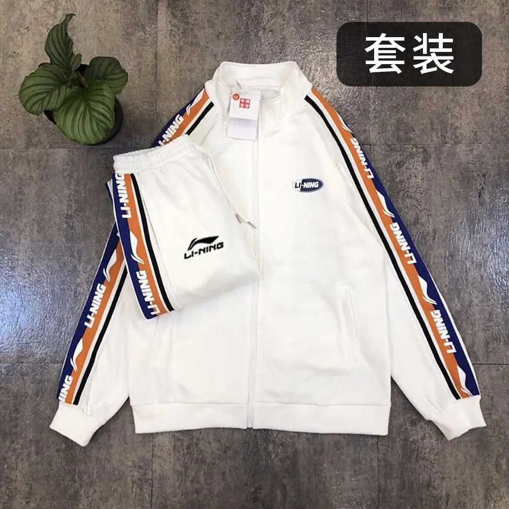 

2021 Spring Tide Brand Couple Suit Leisure Sports Loose Men and Women Joker Leisure Two