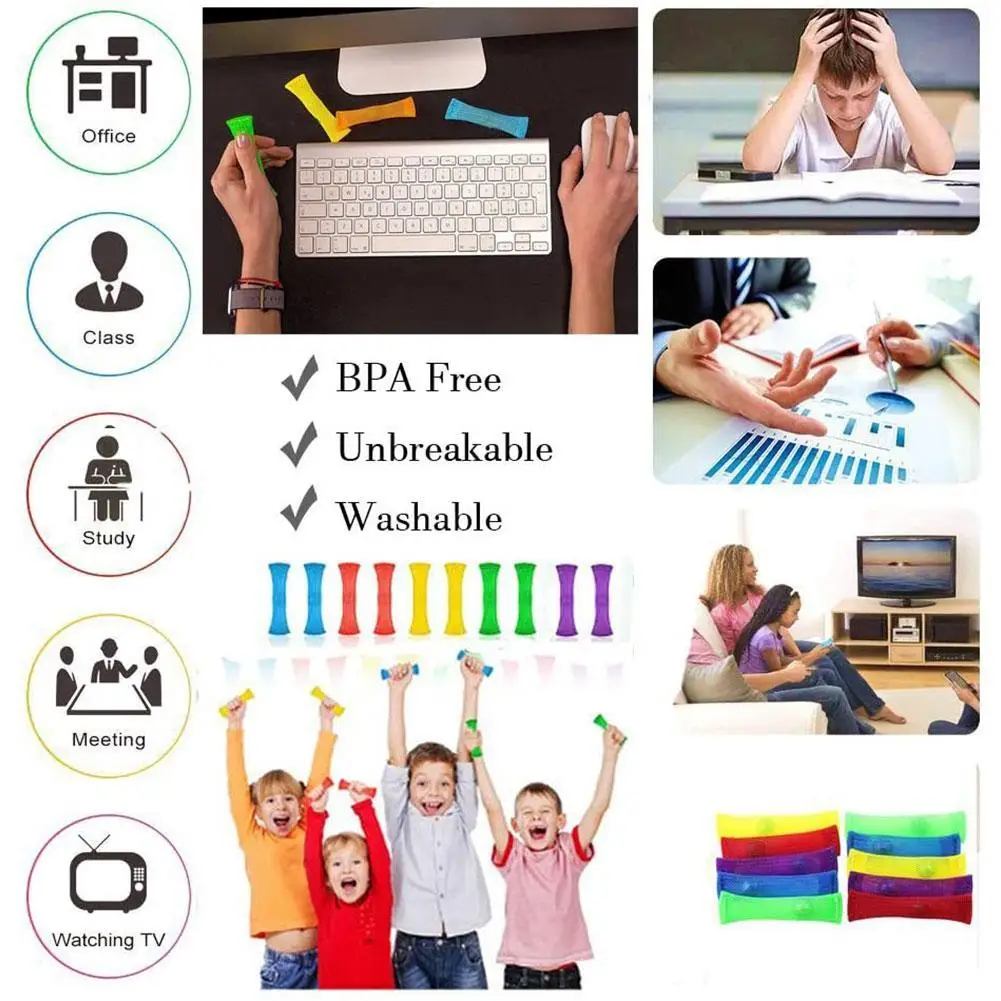 

Sensory Toy Marbles Ball Autism Anxiety Therapy Marble With Toy Fidget Toy Braided Stress Relief Easy Hand Bend Mesh