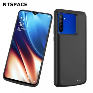 6500mah battery charger cases for oppo realme xt battery case power bank cover charging case for oppo realme x2 battery cover free global shipping