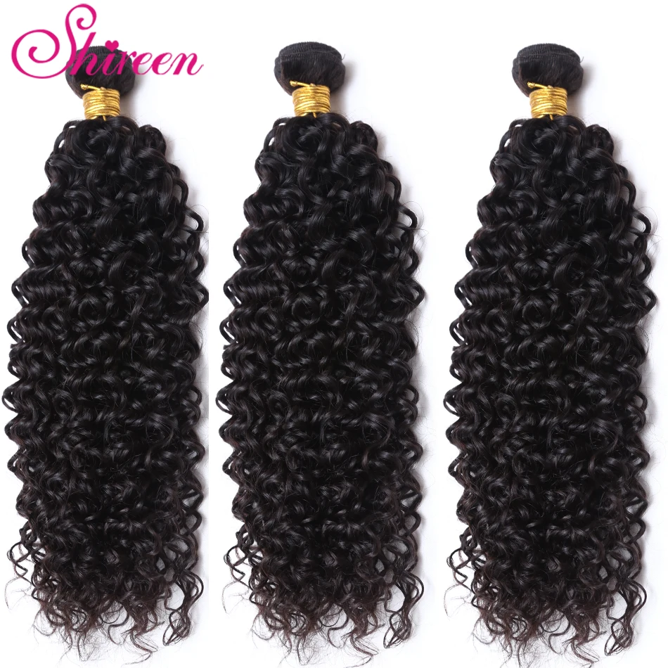 Пряди кудрявых волос с закрытием монгольские волосы переплетения пучки не Реми