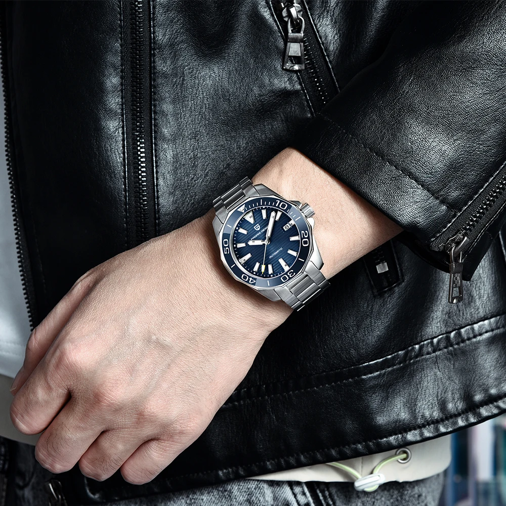

PAGANI DESIGN Top Brand Mechanical Wristwatch Luxury Sapphire Glass Automatic Watch Stainless Steel Waterproof 100M Watches Men