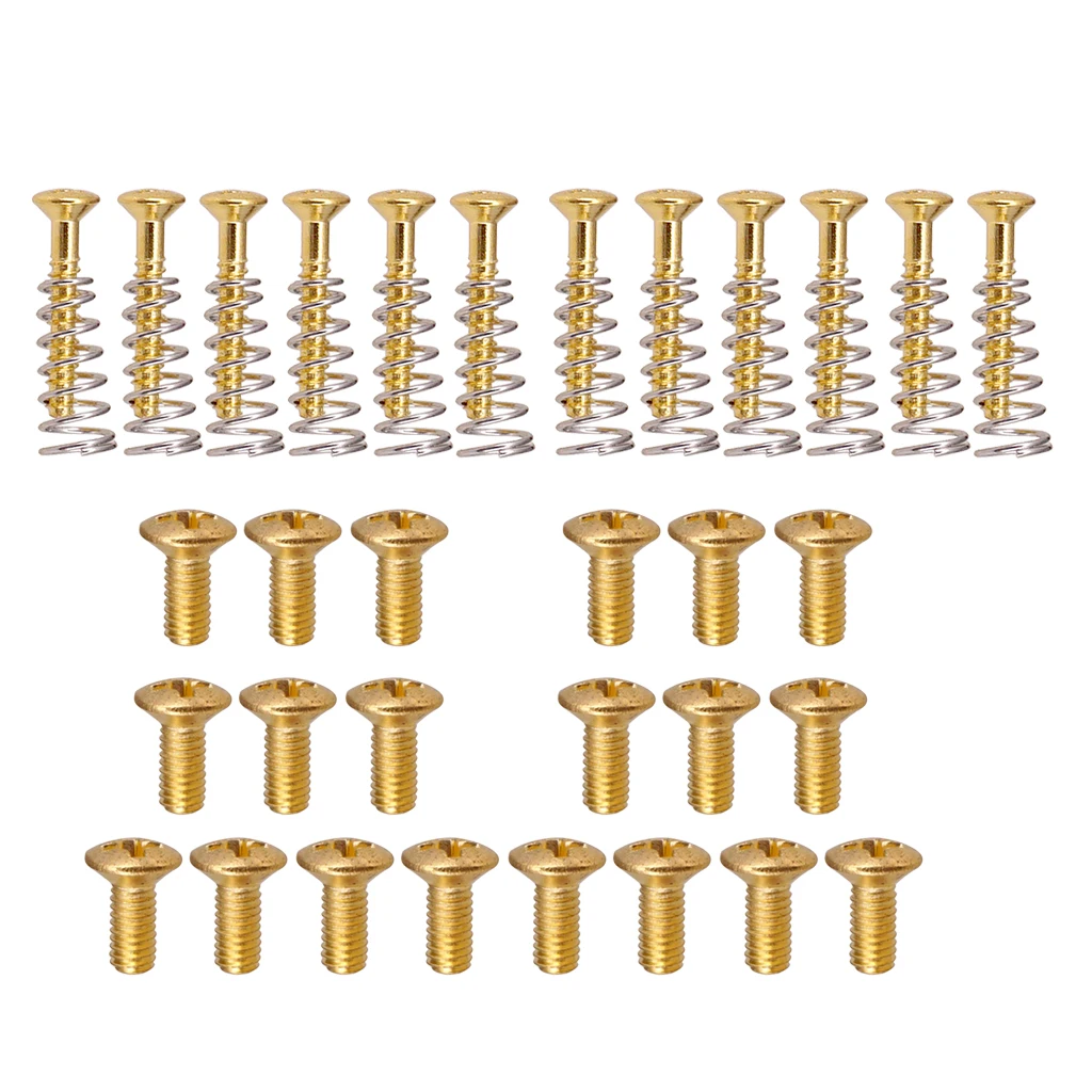 20pcs Guitar Switch Nuts+20pcs Pickup Frame Fixing Screws Springs | Спорт и развлечения