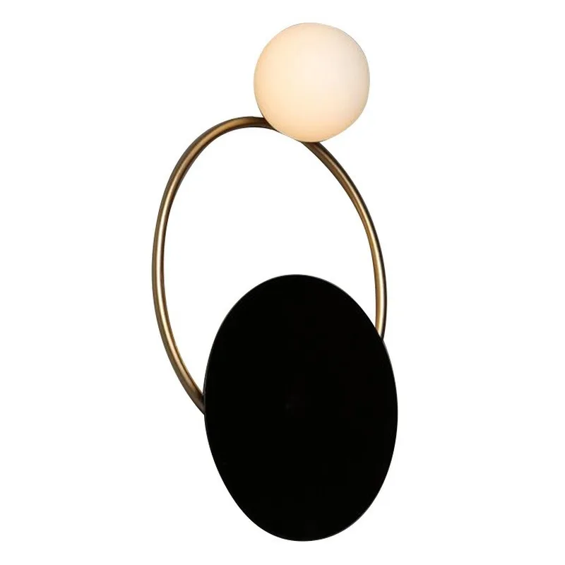 

Modern Indoor Golden Wall Sconce Lights Fixture Nordic Ring Bedside Lamps Luminaire Bedroom Living Room Lighting Hallway Decor