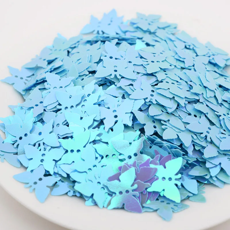 13 мм Маленькая бабочка блестки фототкань одежда ручной работы материал для