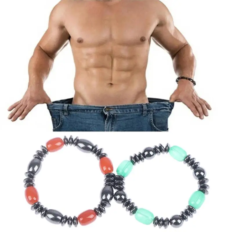 

Black Magnetic Hematite Bracelet Magnetic Therapy Ankle Bracelet For Weight Loss,Stress Relief Yoga Beads Anklets For Men