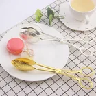 Многофункциональные винтажные щипцы для еды, зажим для хлеба, зажим для десертов, инструменты для барбекю, домашний позолоченный строительный зажим для кухонной утвари