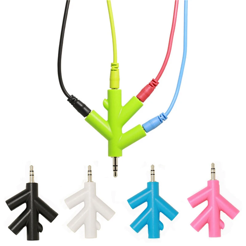 Качество 3 5 мм аудио сплиттер под наушники 1 Мужской до на возраст 2 4 Женский