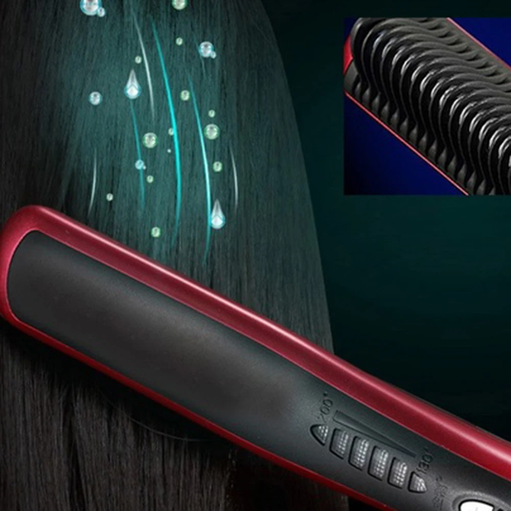 2 в 1 мини профессиональный электрический керамический утюг паровая плойка для