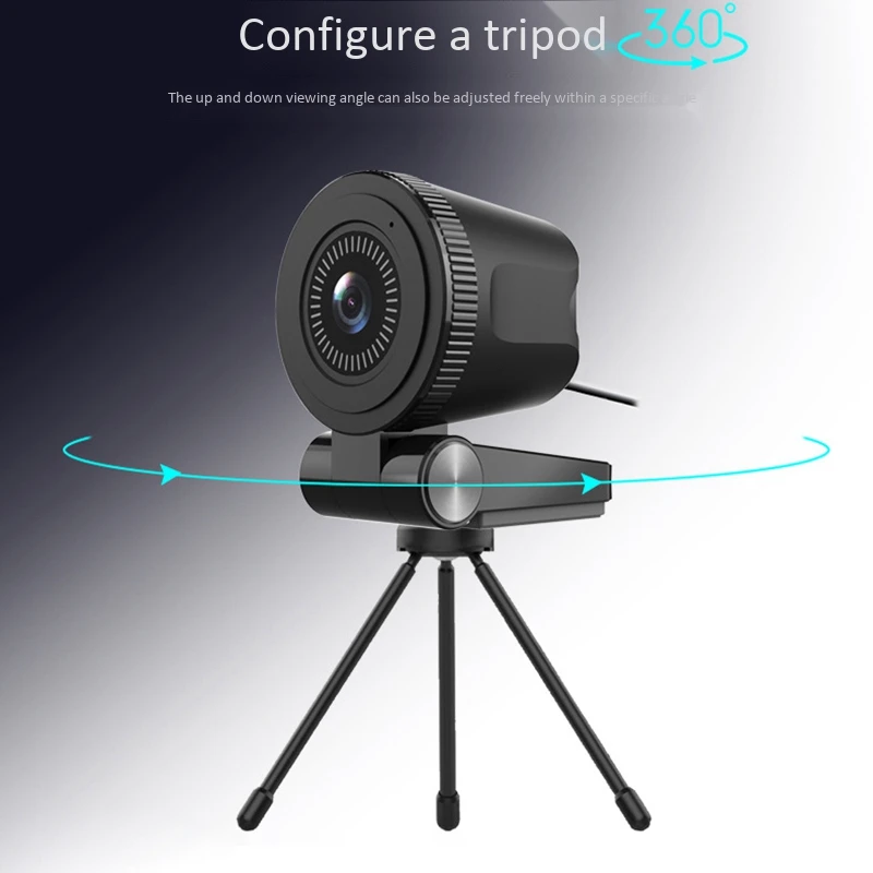 

4K 30FPS Ultra-High-Definition Webcam Super Wide-Angle Field of View Computer USB Camera for Mac Laptop Desktop Webcam