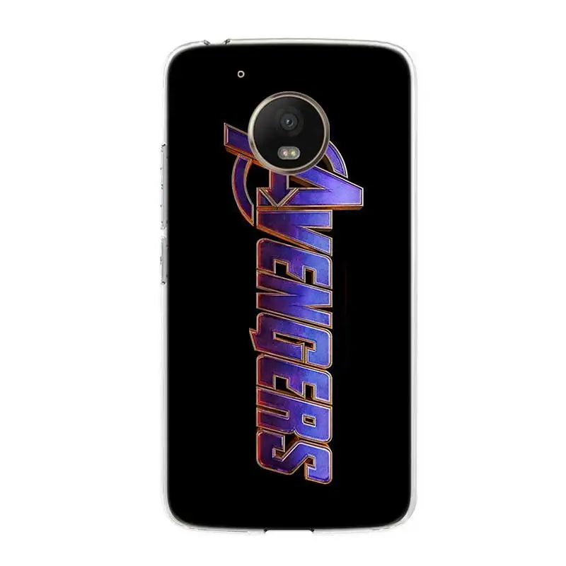 Мягкий термополиуретановый чехол для телефона с принтом Мстителей Motorola MOTO G7 G6 G5S