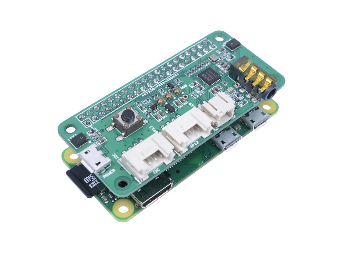 Расширительная плата с двойным микрофоном для Raspberry Pi на основе WM8960 поддержка GPIO