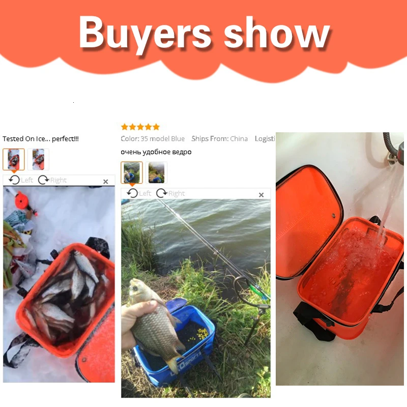 Складная рыболовная коробка рыболовное ведро износостойкая EVA уличная