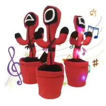 Electronic Cactus Doll Talking Dancing Singing Songs Sound Record Repeat Toy Kawaii Children Kids Home Office Decoration Gift