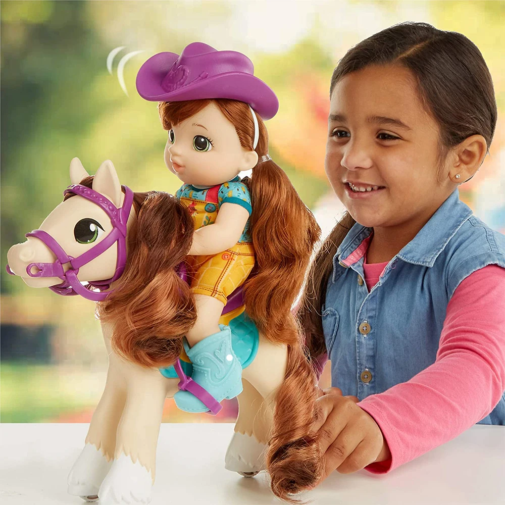 

Новый продукт 2022, симпатичный ковбойский детский домик Hasbro для верховой езды, детская развивающая игрушка для подарка