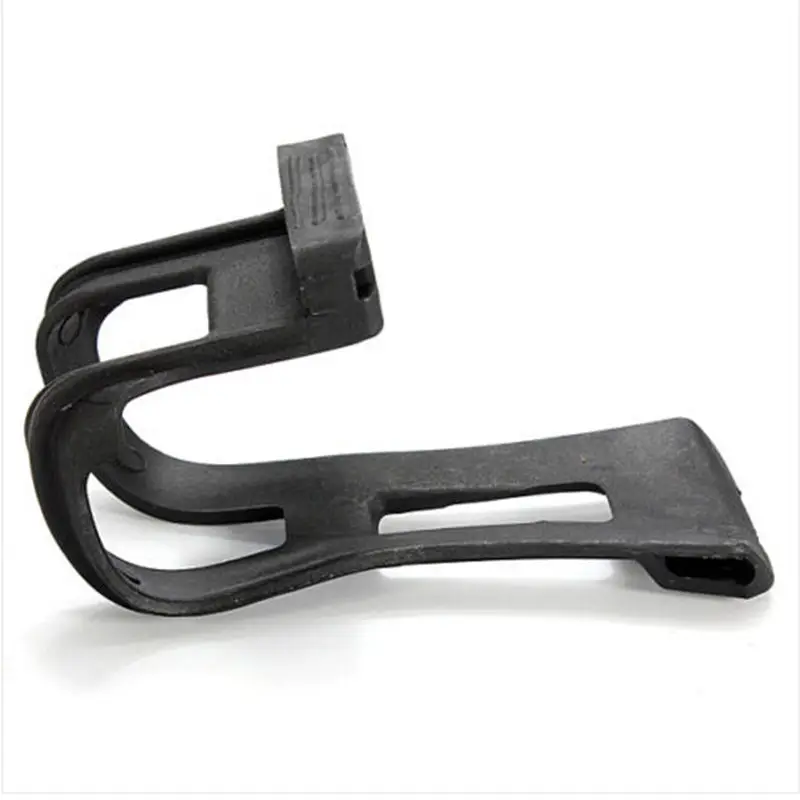 

Bicycle Bike Strapless Toe Pedal Clips Black Ultra-light Bicycle Pedal Half Clips With Screws Cycling Accessories 1 Pair