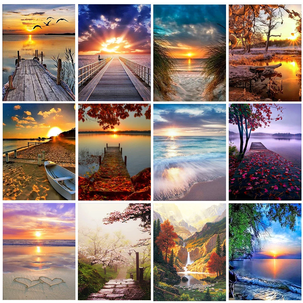 Набор для алмазной живописи 5D сделай сам наборы вышивки крестиком с пейзажем