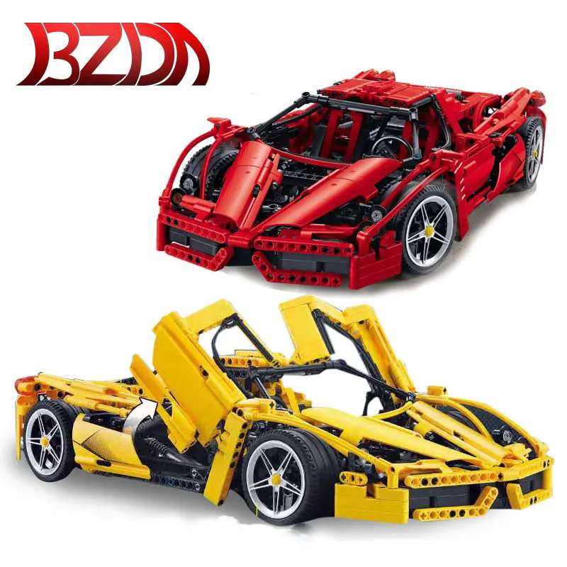 BZDA техническая гоночная серия Enzo Ferrari 1:10 1398 шт. модель автомобиля строительные