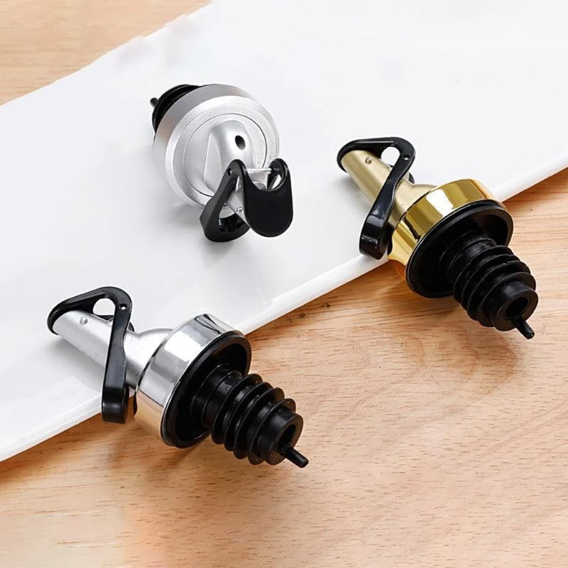 Kitchen Gadgets Wine Spout Pourer Oil Soy Sauce Liquor Dispenser Rubber Cork Leak-proof Sealer Bottle Stopper Bar Tool | Дом и сад