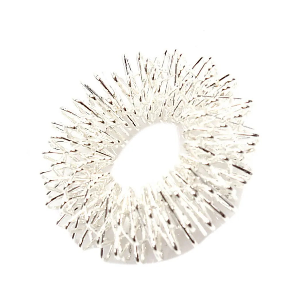 

Hand Massager Ring Mini Spring Toes Hand Massager Ring Fidget Sensory Toys Relieving Stress Relaxing