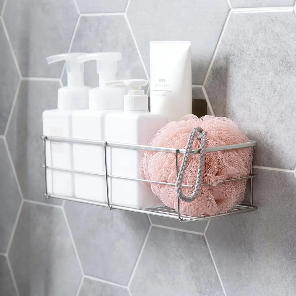 Полка для ванной из нержавеющей стали 304 настенное крепление душа косметический