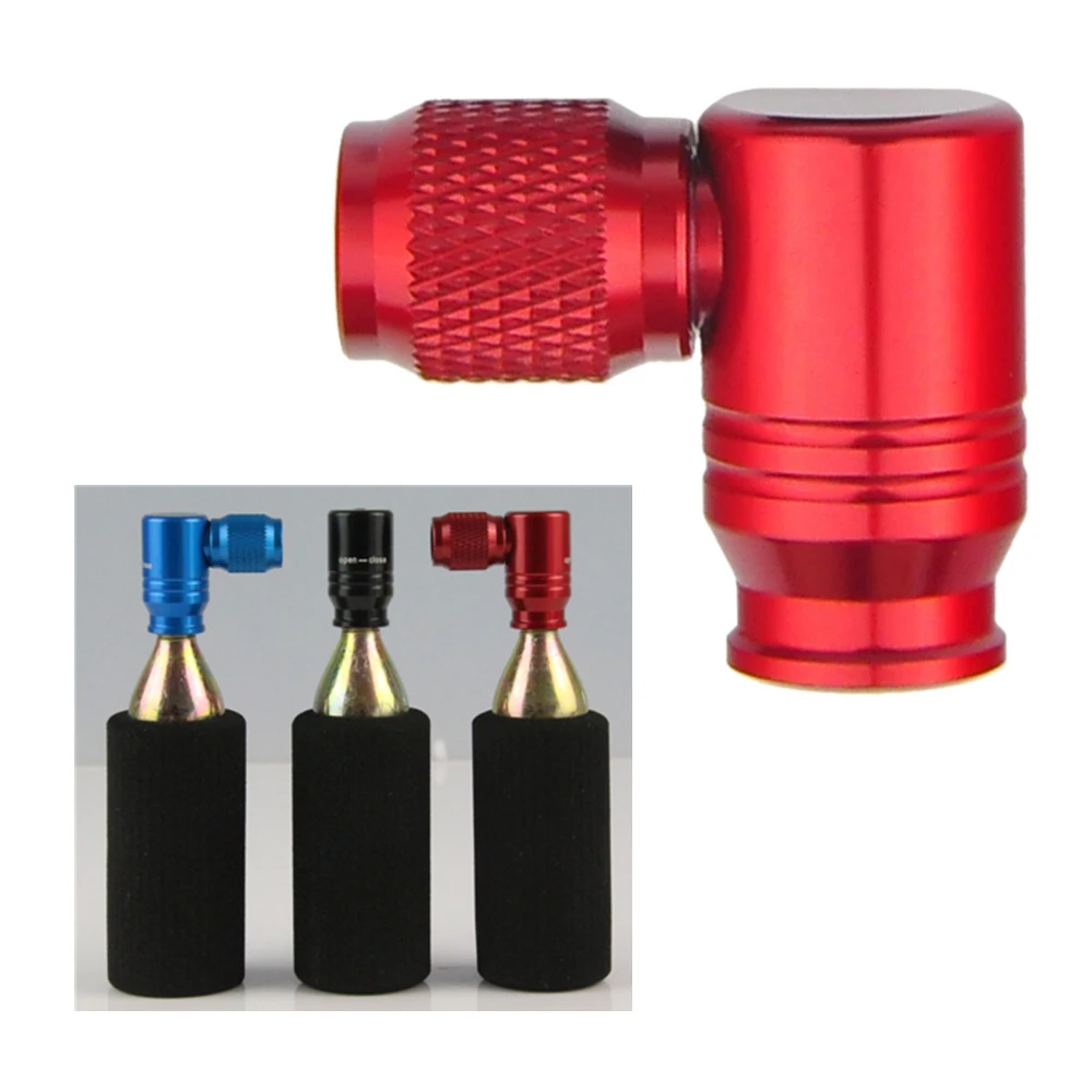 Велосипедный велосипед Алюминиевый мини воздушный насос головка CO2 адаптер для