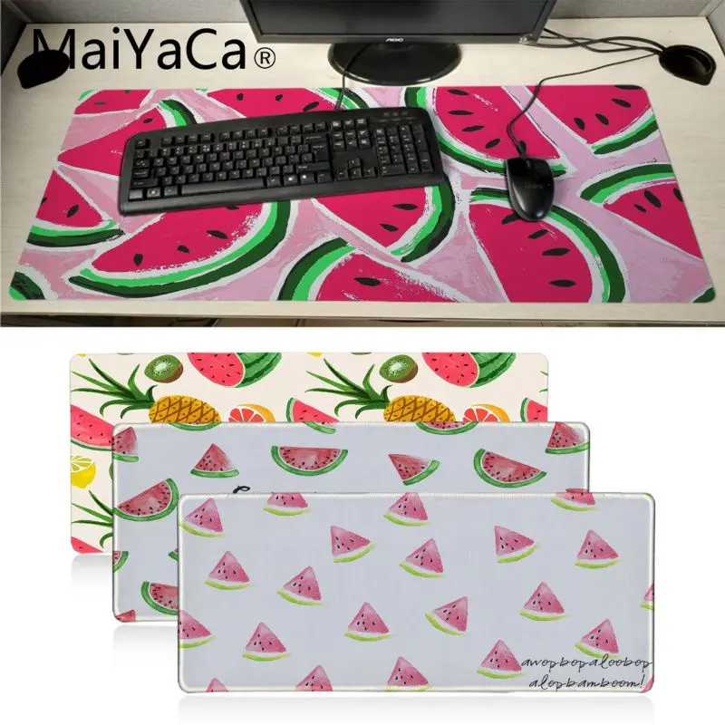 

Maiyaca, летние игровые коврики с фруктовым принтом, игровой коврик для мыши, игровой коврик для мыши с закругленными краями, игровой коврик для...