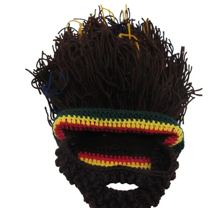 Jamaica шапка с дредами хлопок нитки кепка мужская