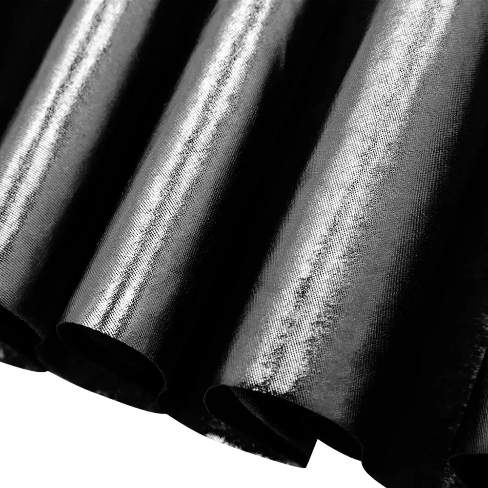 Женское платье-трапеция с длинным рукавом голографическое вечернее мини-платье