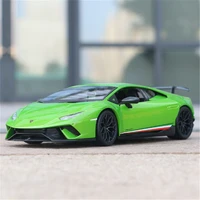 118 scale model diecasts metal alloy huracan racing car luxury grand sports vehicles toy supercar collection for children