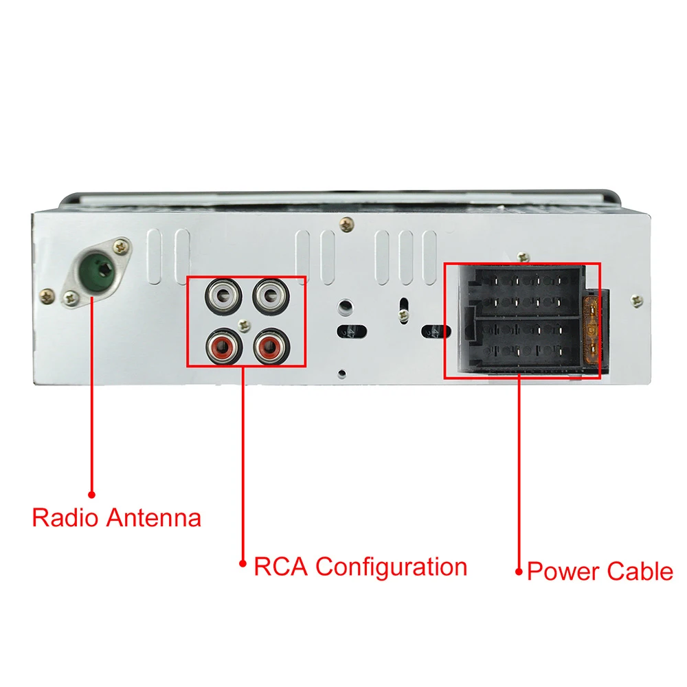 12 в 1 Din Bluetooth автомобильное радио MP3 плеер аудио стерео автомагнитолы Поддержка SD/FM/AUX/USB BY001